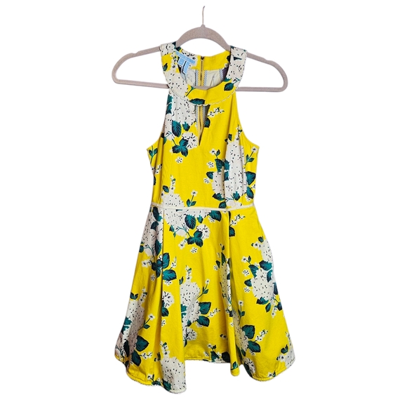 Draper James Yellow Hydrangea Row Payton Dress - Picture 2 of 10